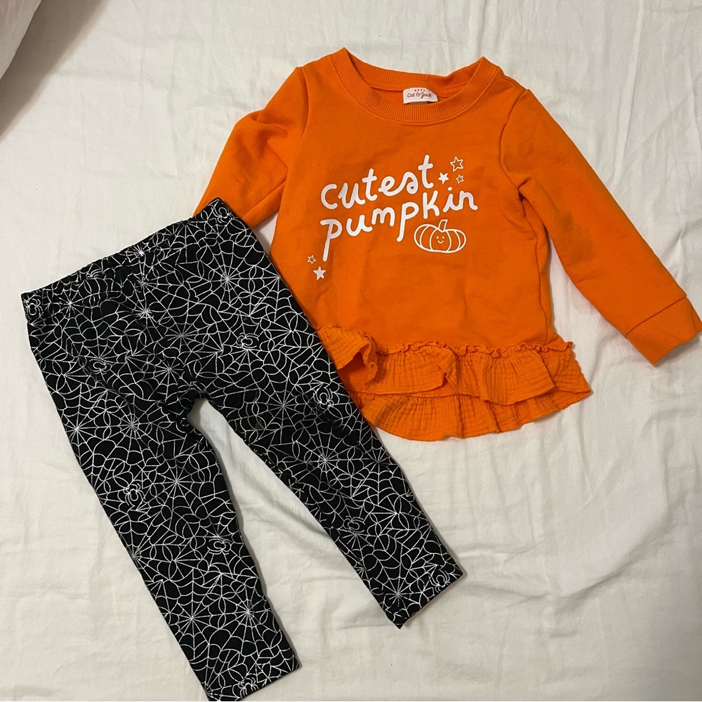 Baby Girl Halloween/Fall Outfit size 12-18 Months